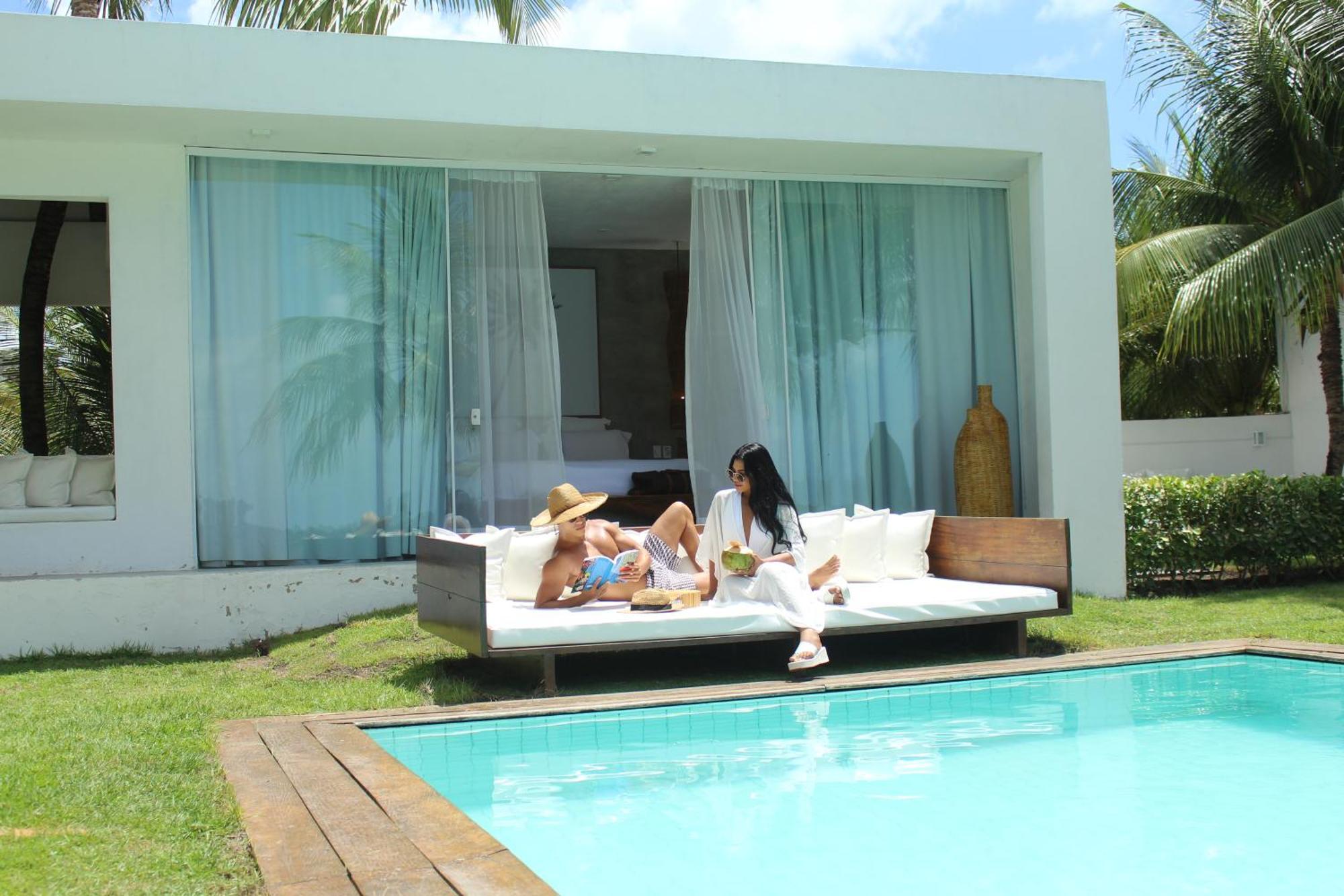 Pe Na Areia Boutique Hotel Japaratinga Eksteriør bilde